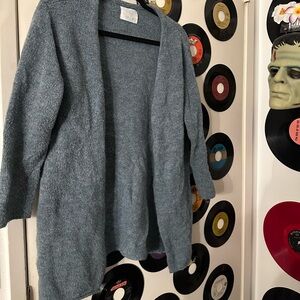 Blue cozy cardigan